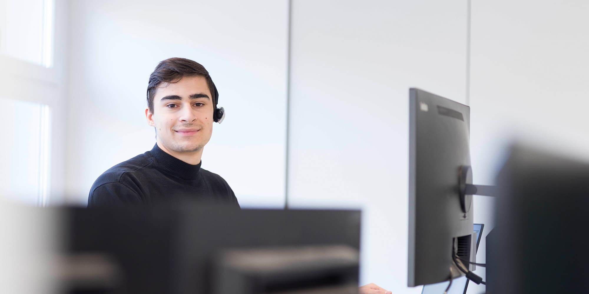 Fachinformatiker am Headset
