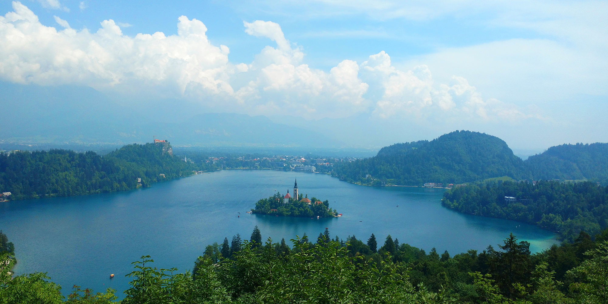 Blick auf einen See