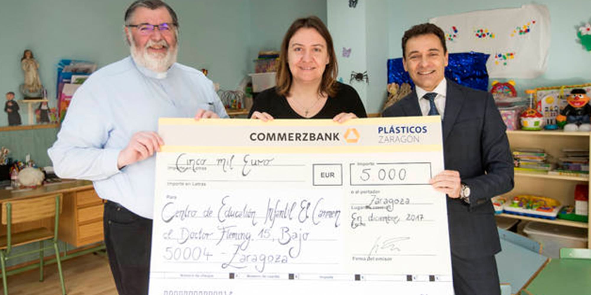 Plasticos Zaragon spendet