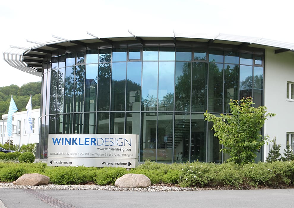Neues Ausstellungszentrum für Winkler Design